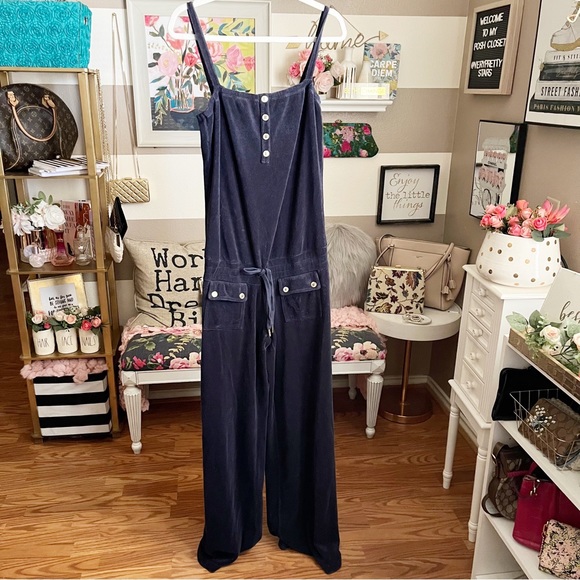 Juicy Couture Pants & Jumpsuits Vintage Y2k Juicy Couture Navy Wide